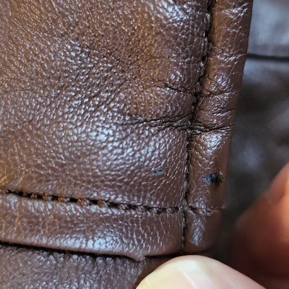 Hollister Faux leather jacket with Faux fur collar - Picture 7 of 14